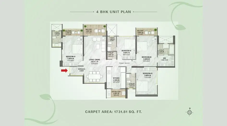 4 BHK