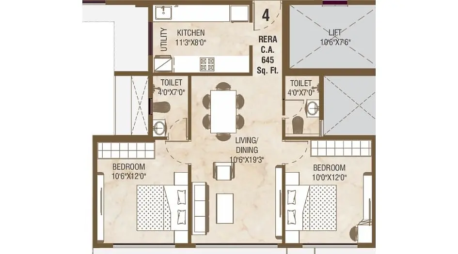 2 BHK