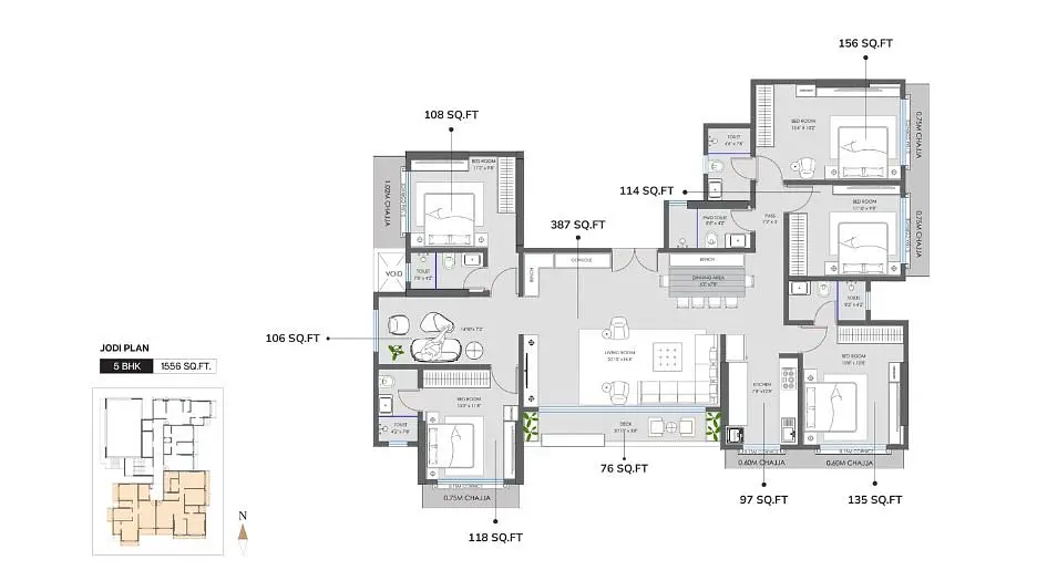 5 BHK