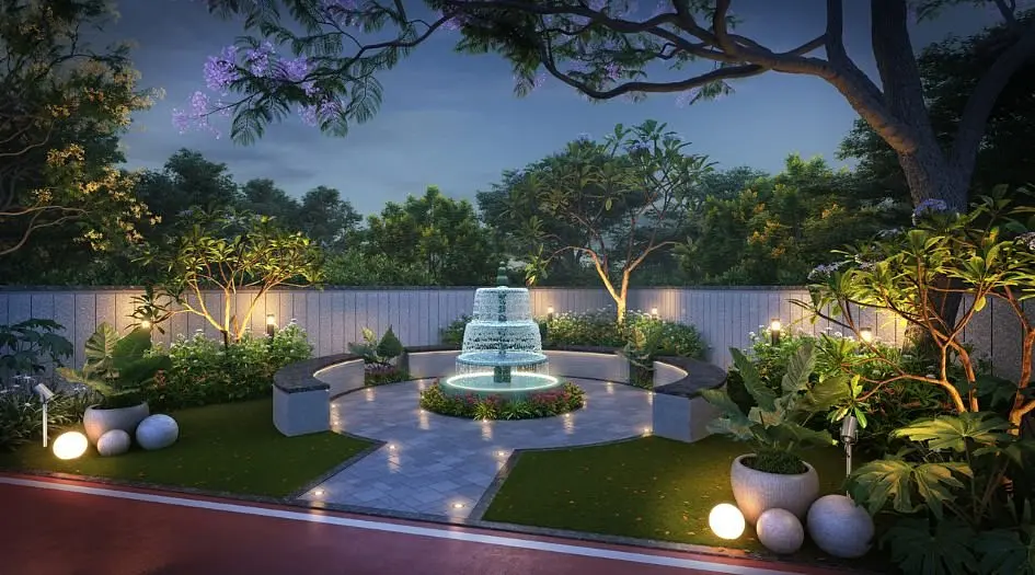Modirealty-Rudraksh-Amenities-Fountain-Area