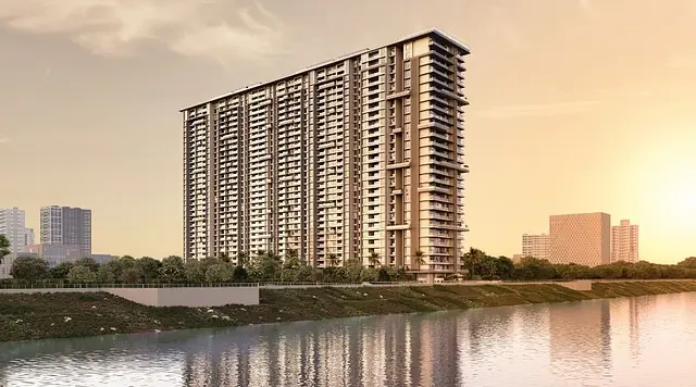 Global-Riverfront-Elevation-Evening-View