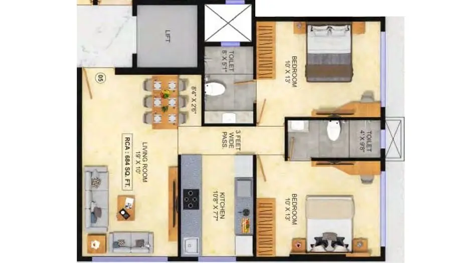 2 BHK