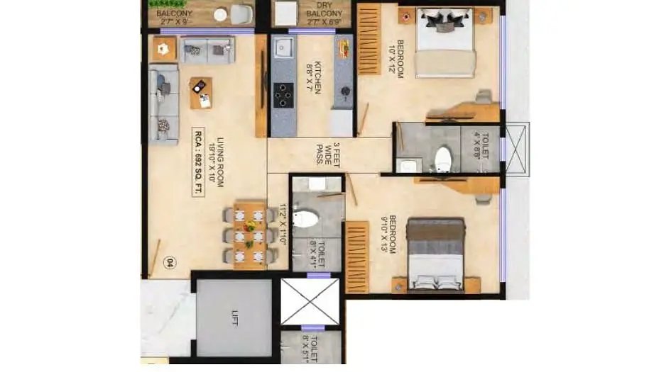 2 BHK