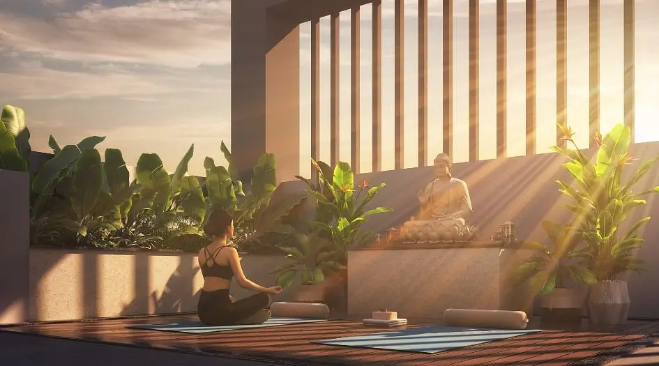 Hum-Emerals-Heights-Amenities-Yoga-and-Meditation-Area