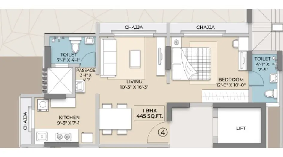 1 BHK