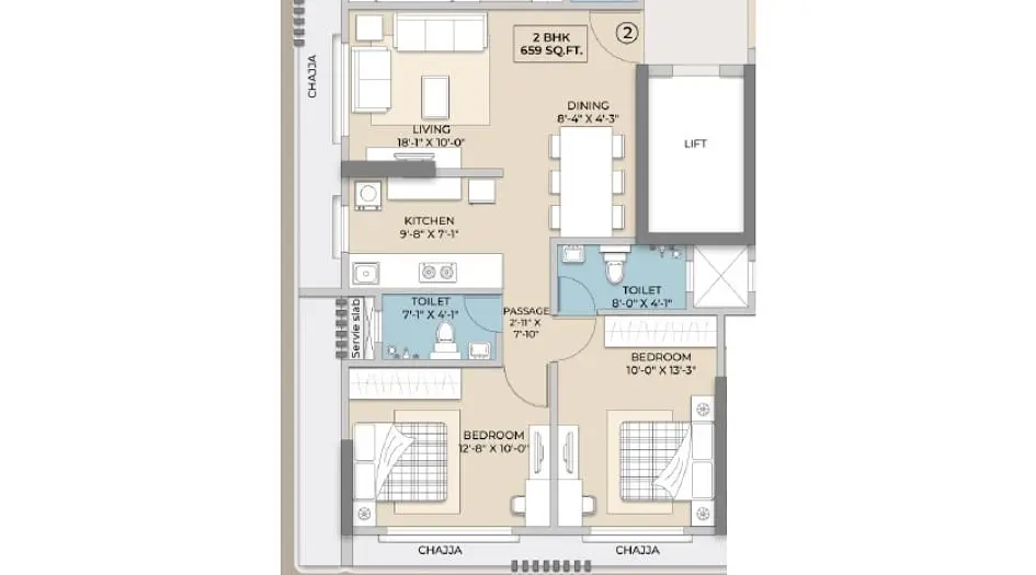 2 BHK