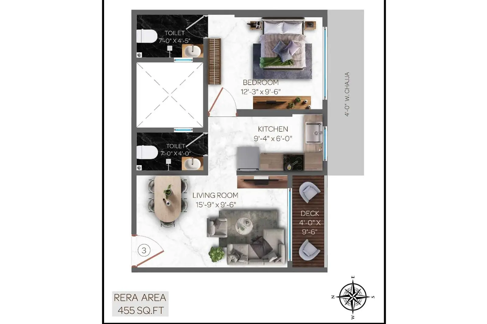 1 BHK