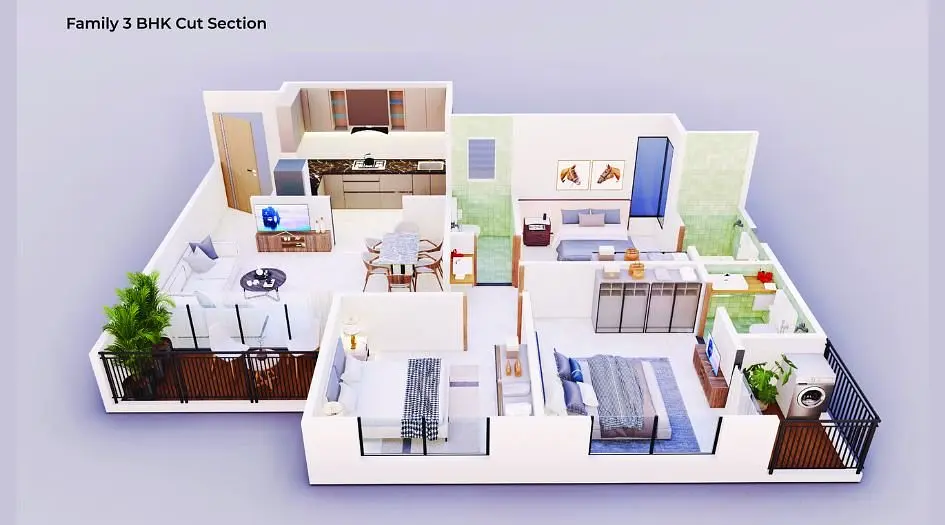 3 BHk