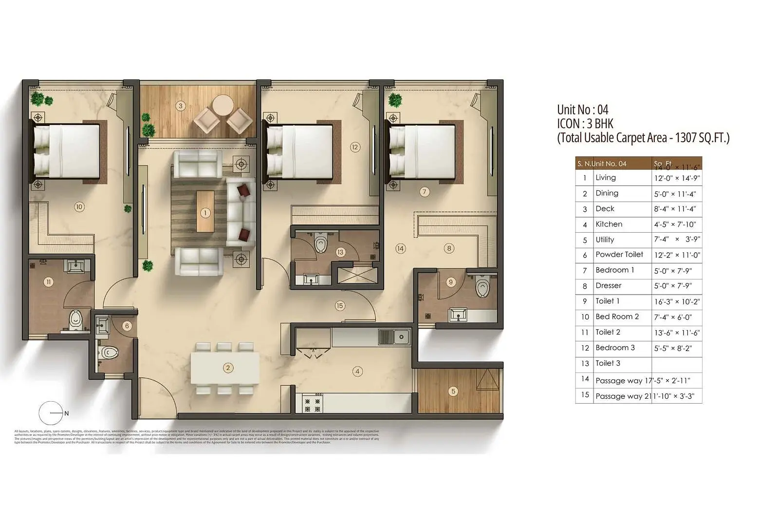 3 BHK