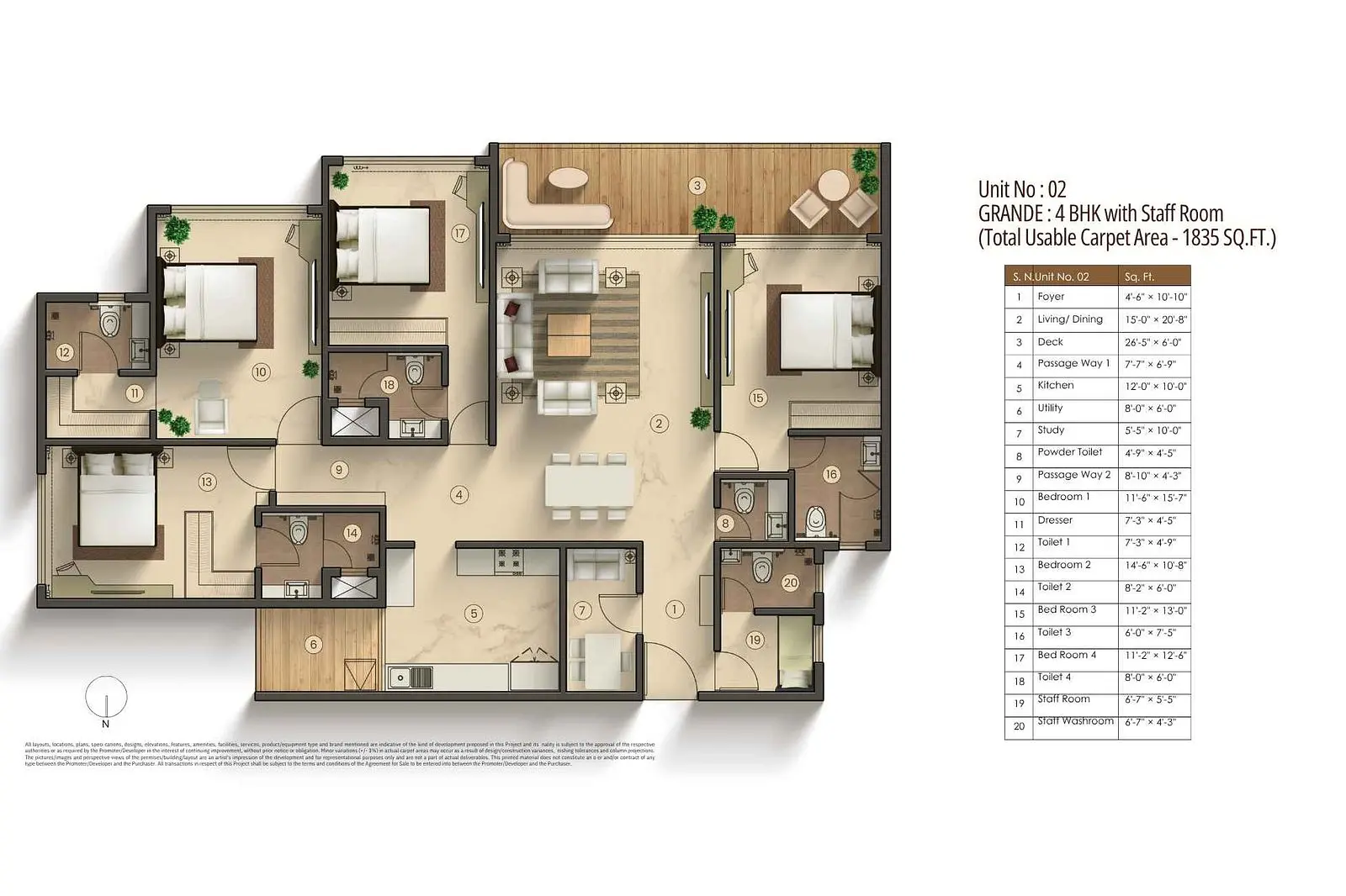 4 BHK