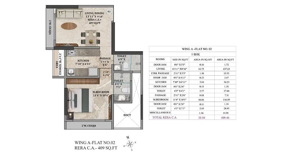 1 BHK