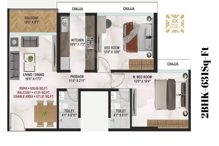 2 BHK