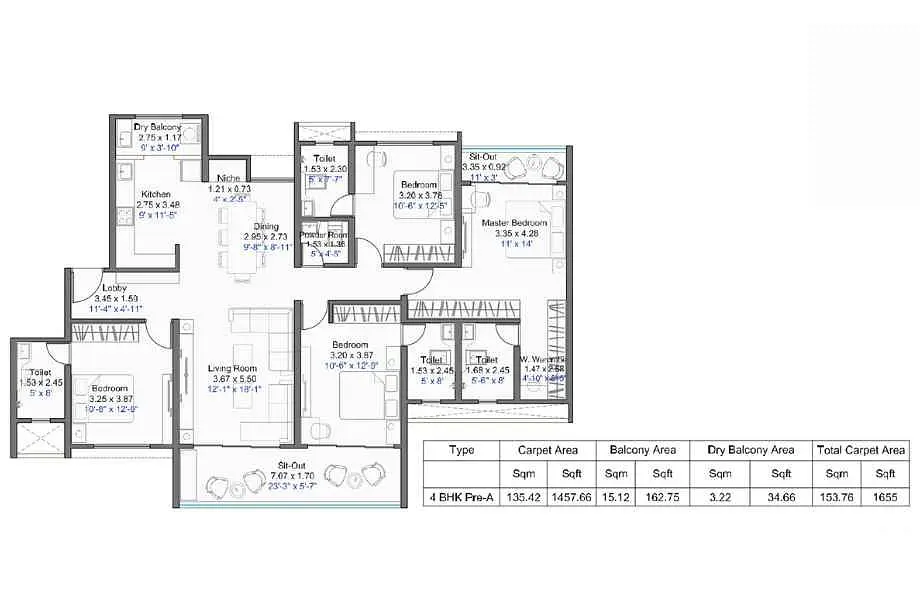 4 BHK