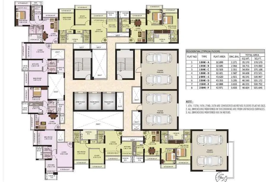 Puranik-Grand-Central-Floor-Plan-Stella