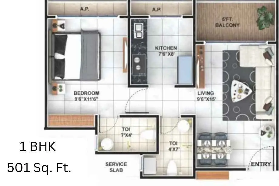 1 BHK