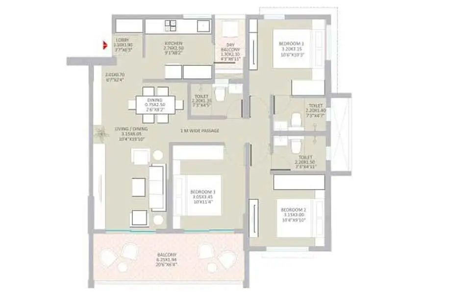 3 BHK