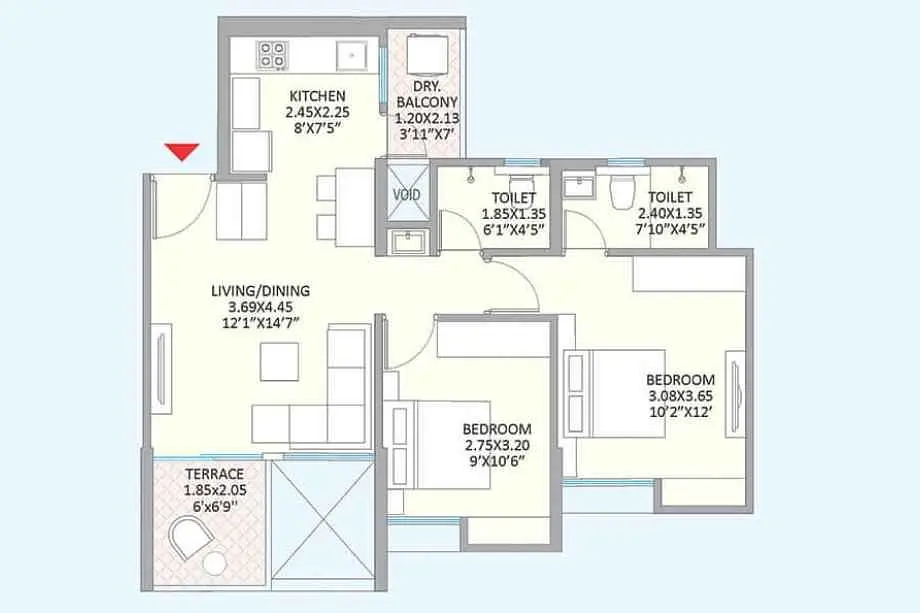 2 BHK