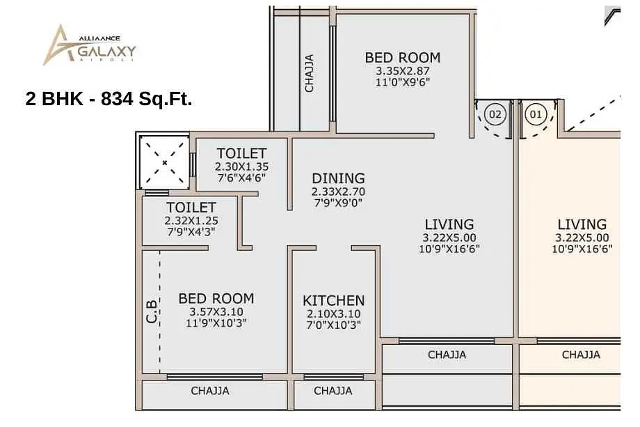 2 BHK