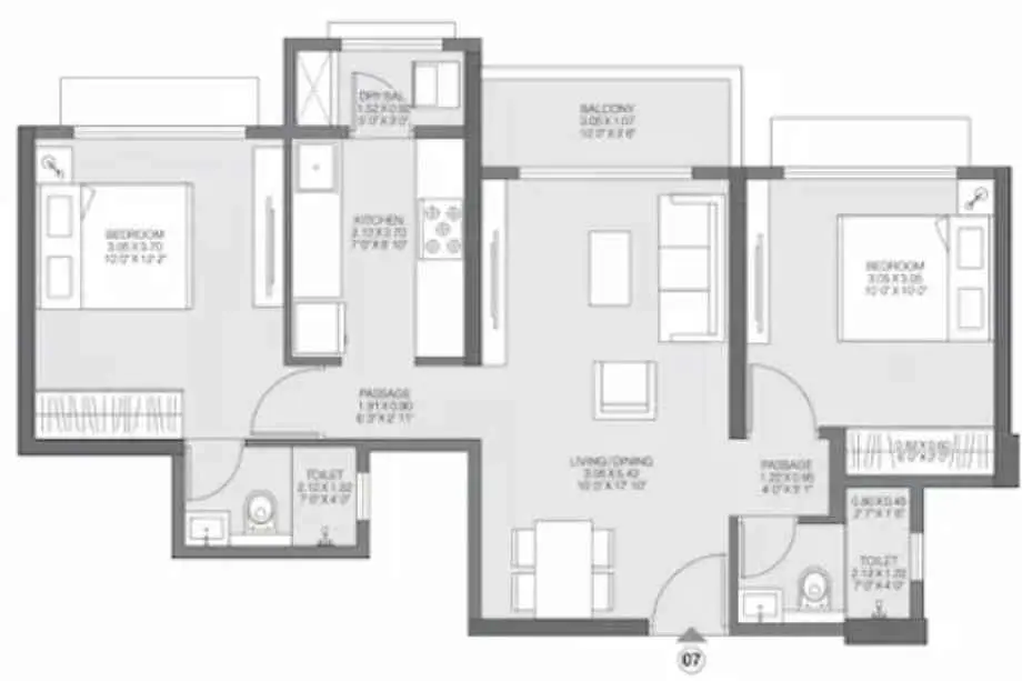 2 BHK
