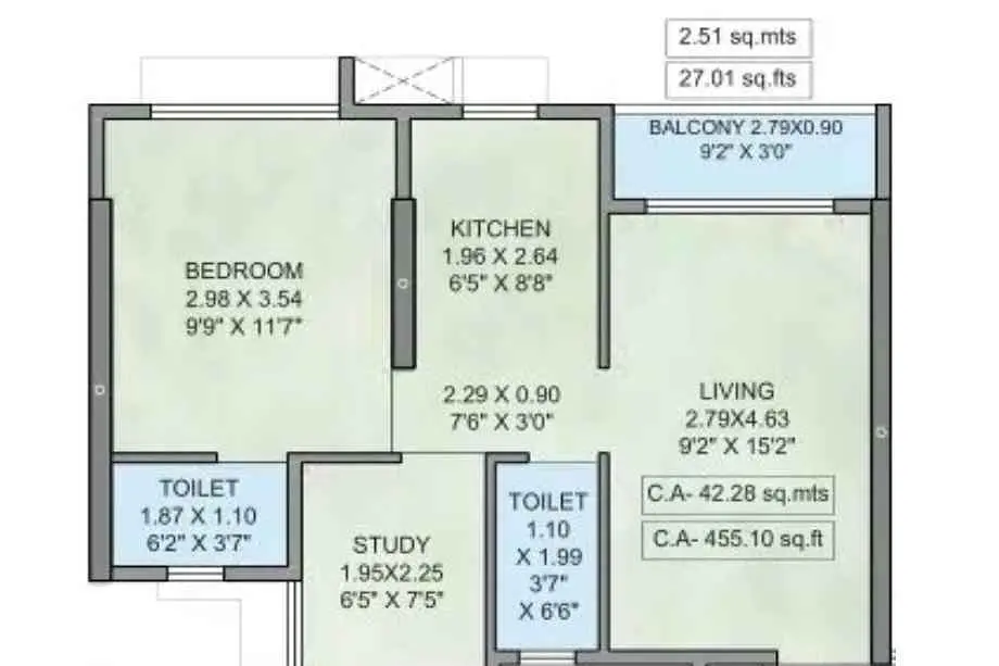 1BHK