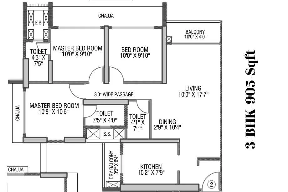 3 BHK