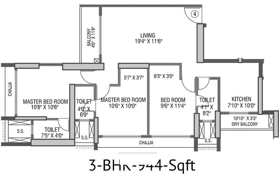3 BHK