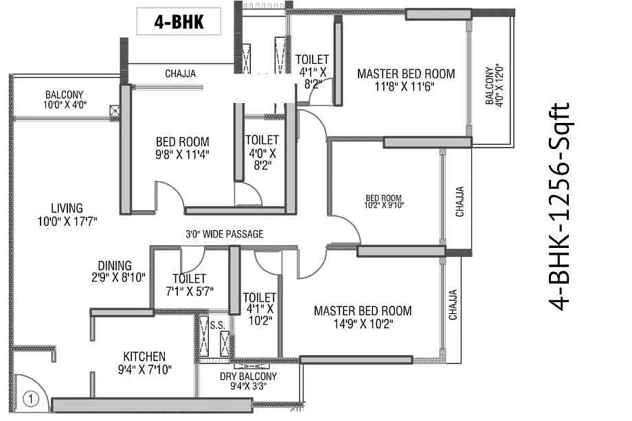 4 BHK