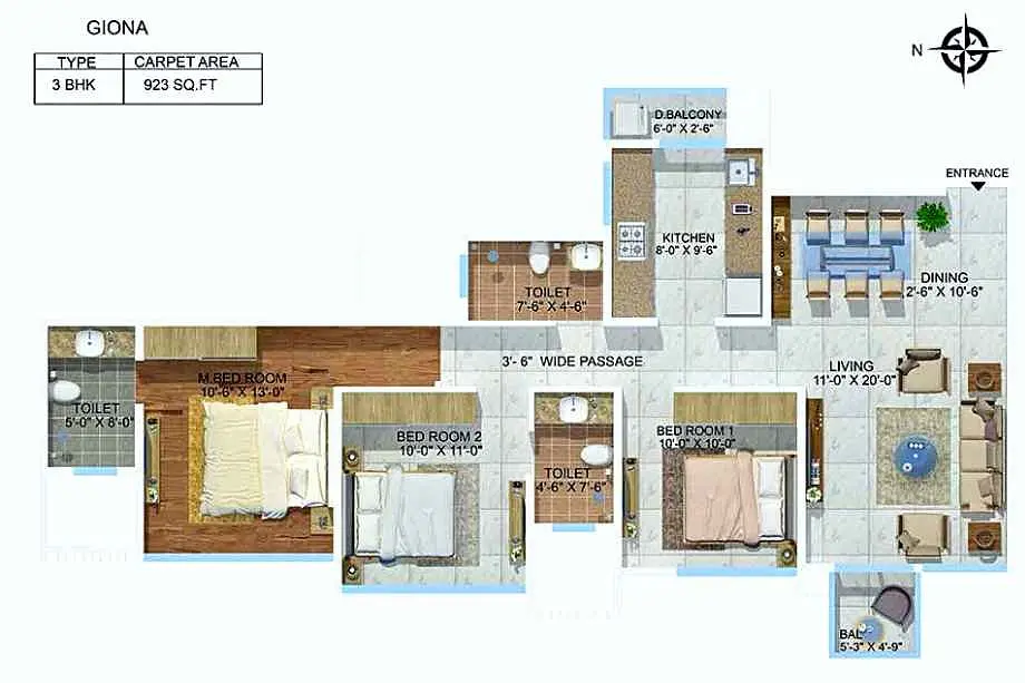 3 BHK