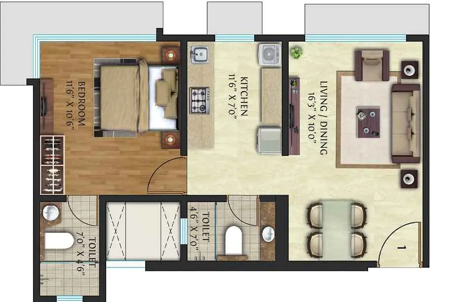 1 BHK