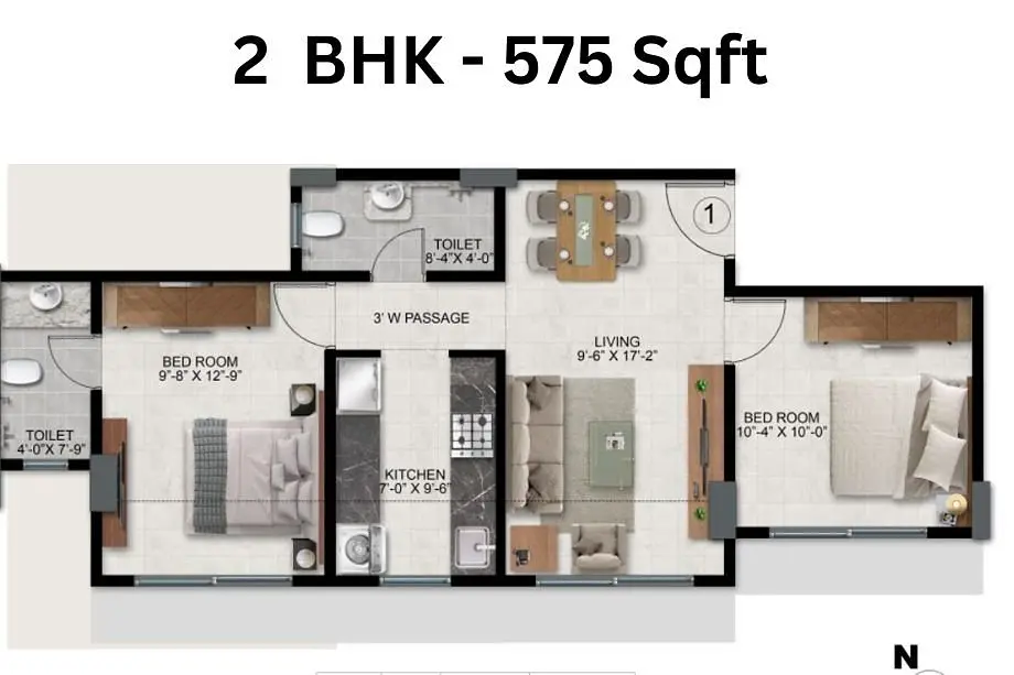 2 BHK