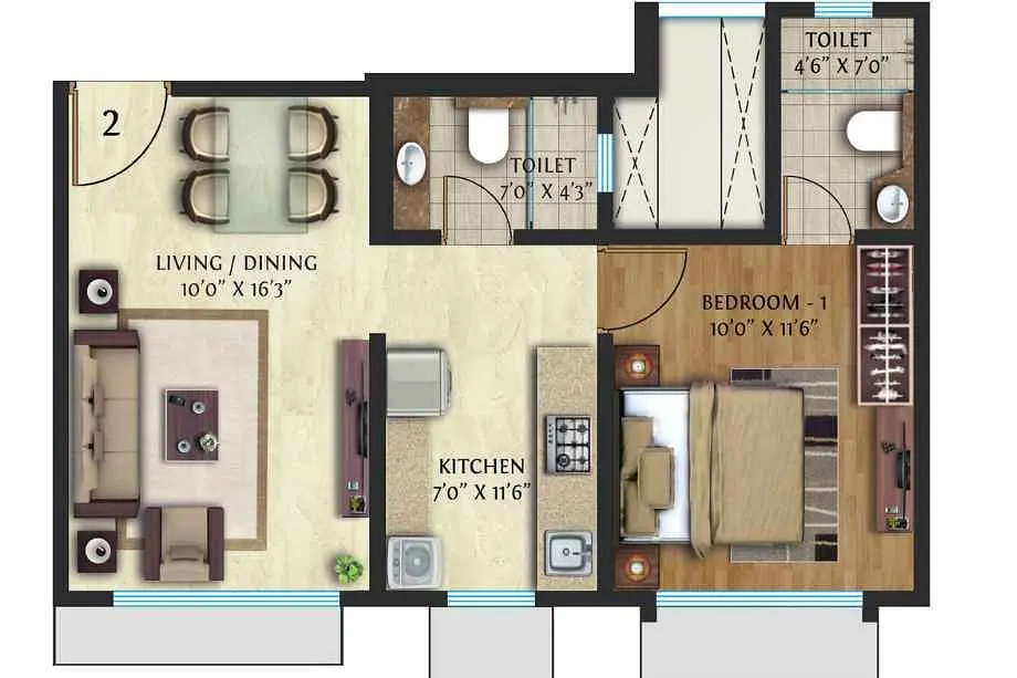 1 BHK