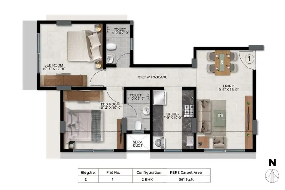 2 BHK