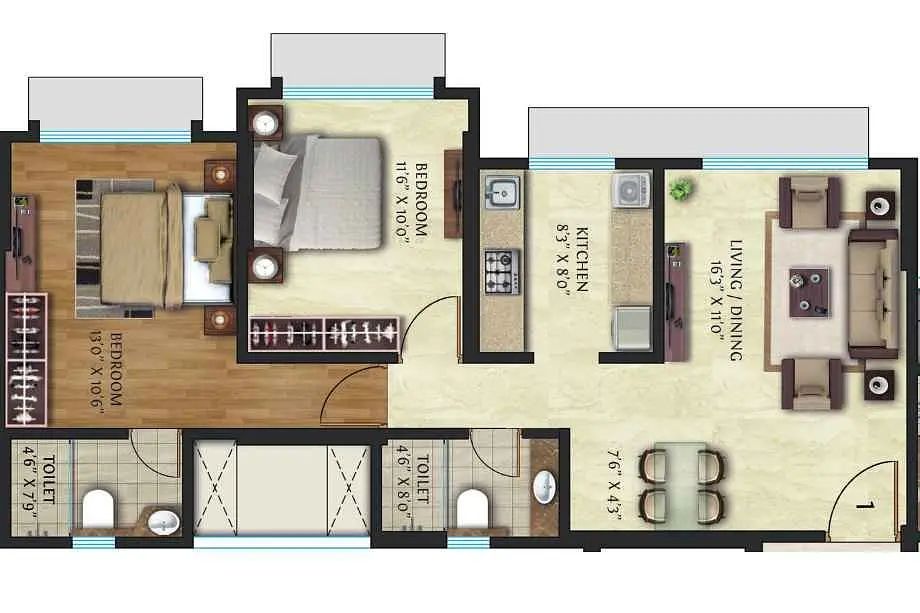 2 BHK