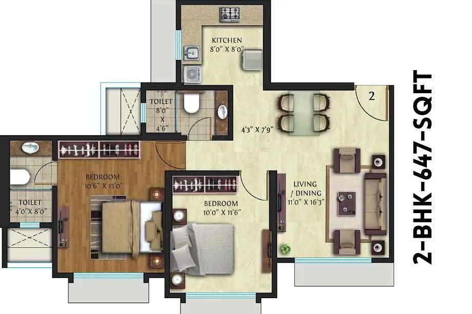 2 BHK