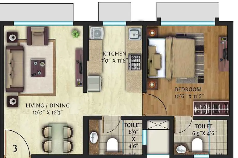 1 BHK