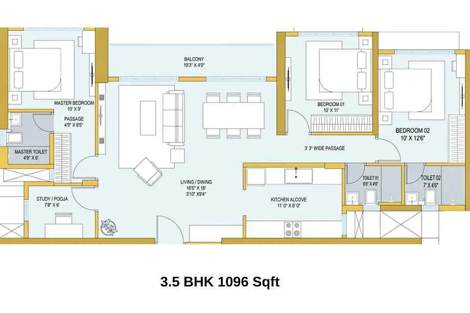 Ashford-Regal-Floor-Plan-3.5-BHK-1096-Sqft