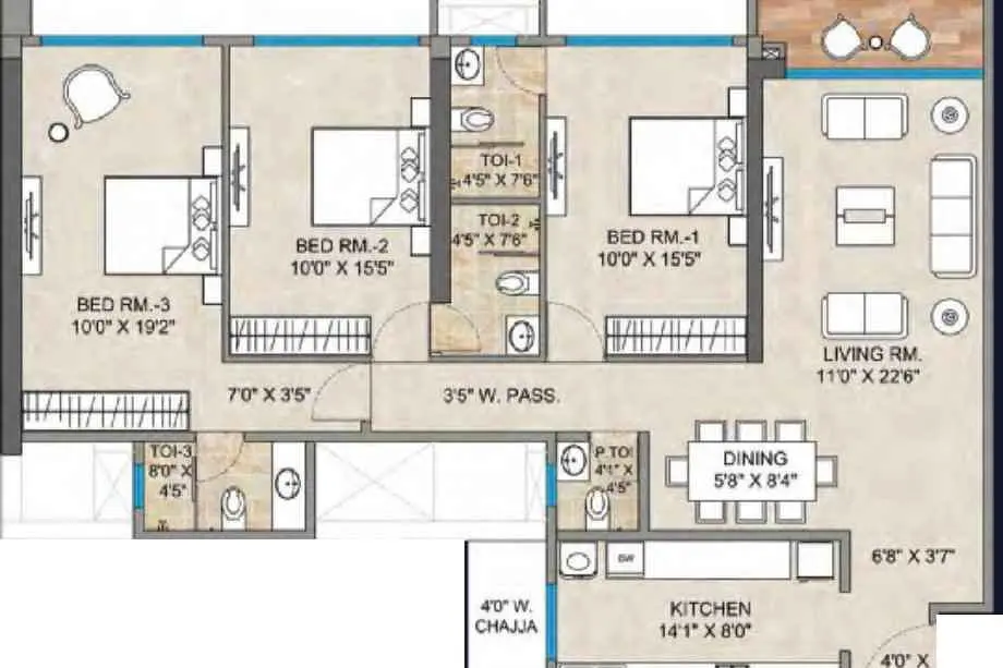 3 BHK