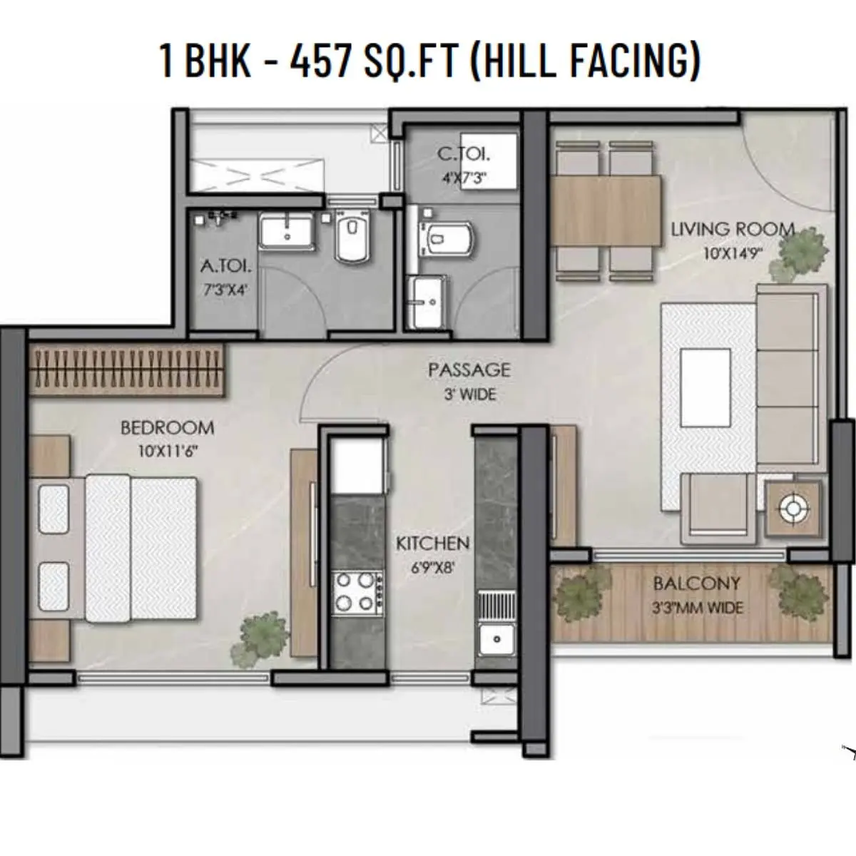 1 BHK
