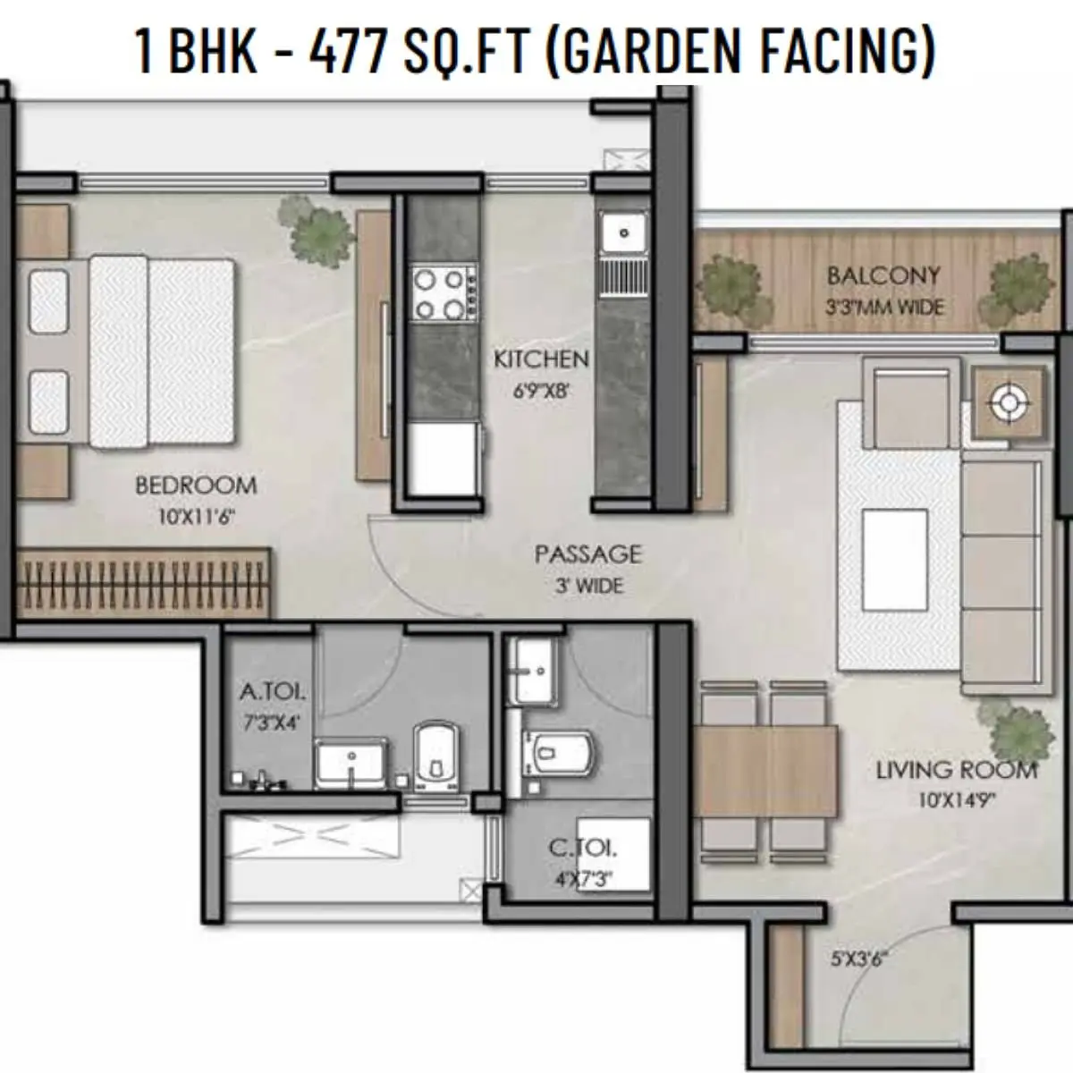 1 BHK