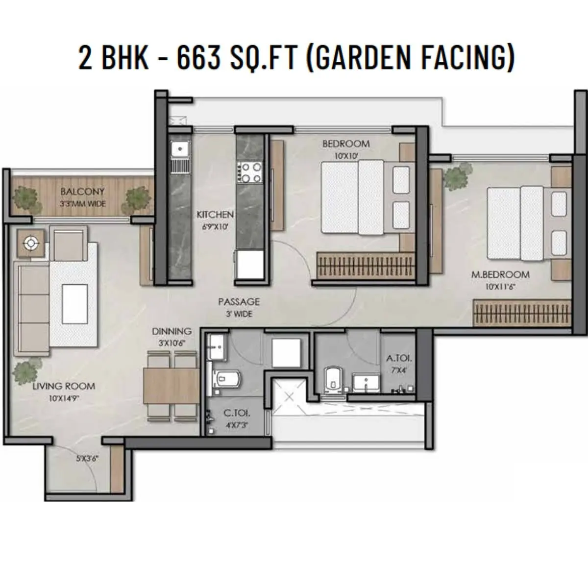2 BHK
