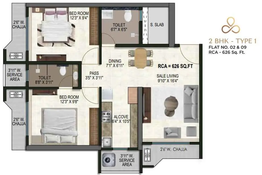 2 BHK