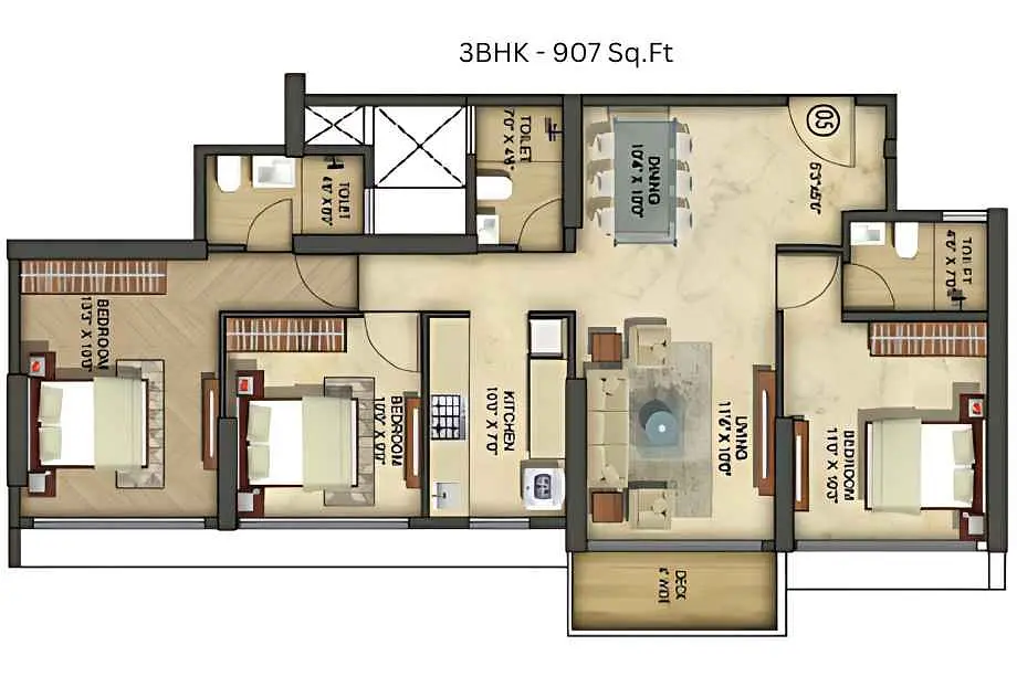 3 BHK