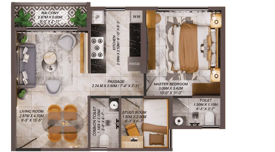 1 BHK