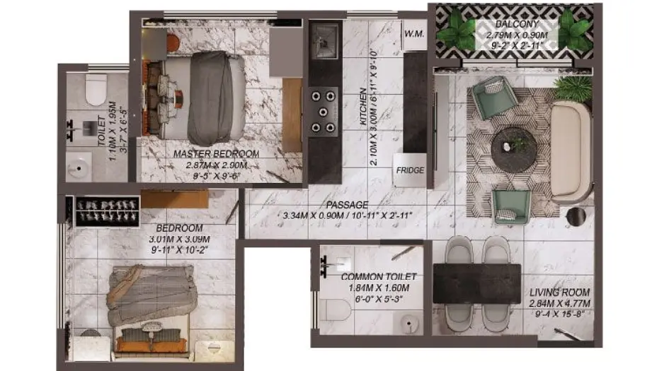 2 BHK
