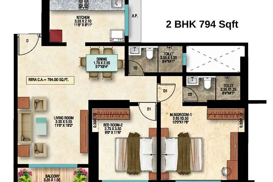 2 BHK