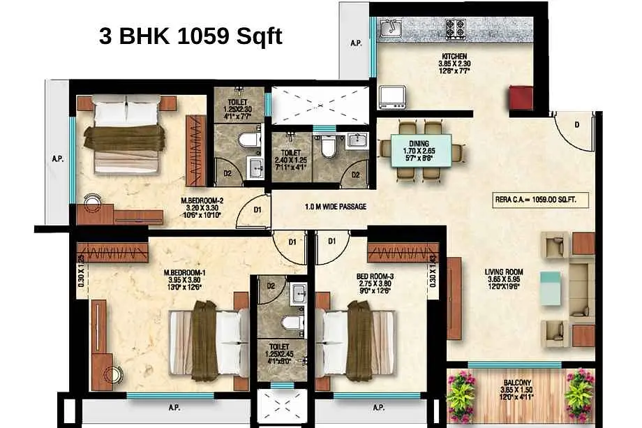 3 BHK