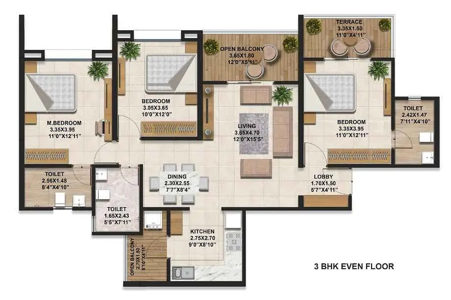 3 BHK