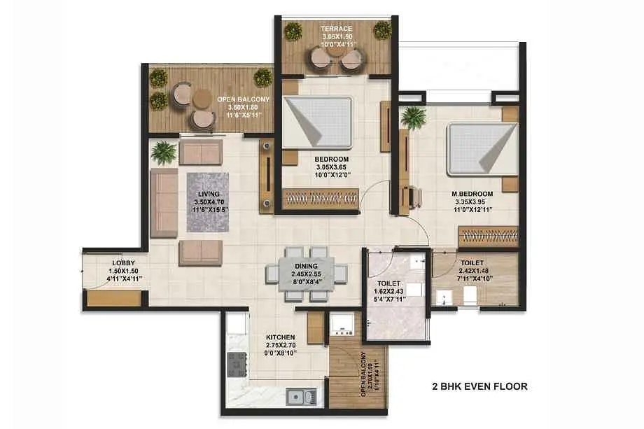 2 BHK