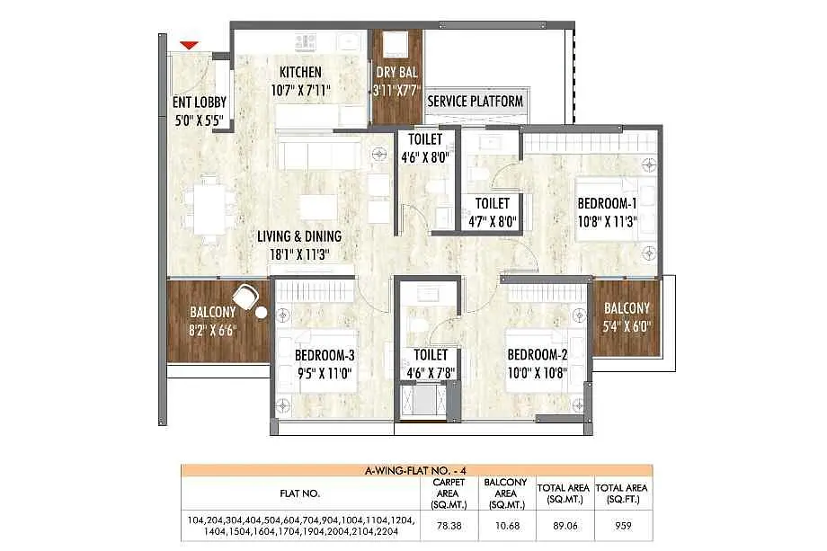 3 BHK