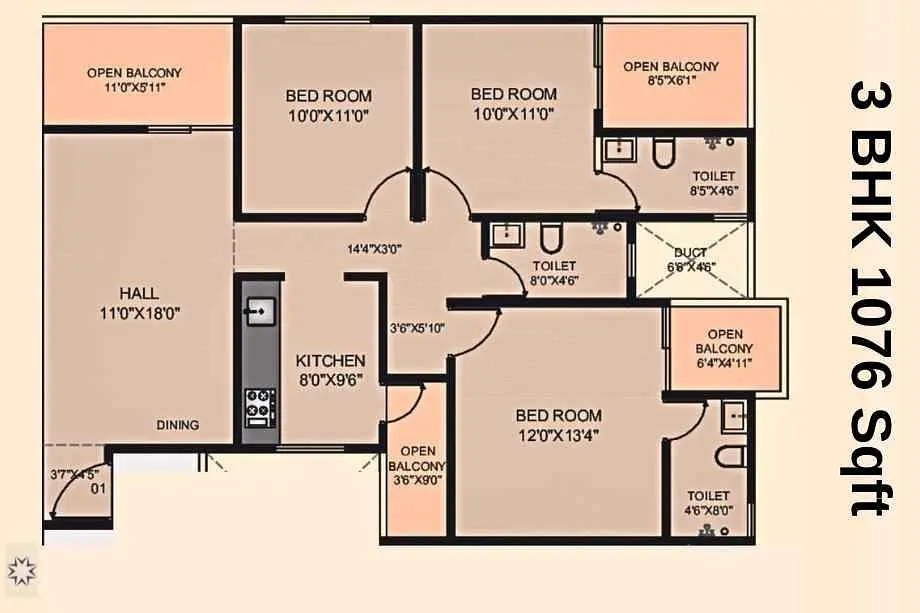 3 BHK